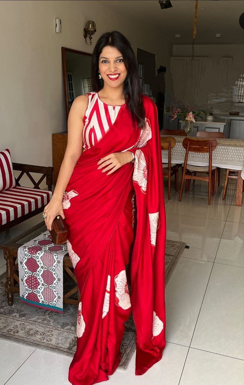 SATIN SAREE